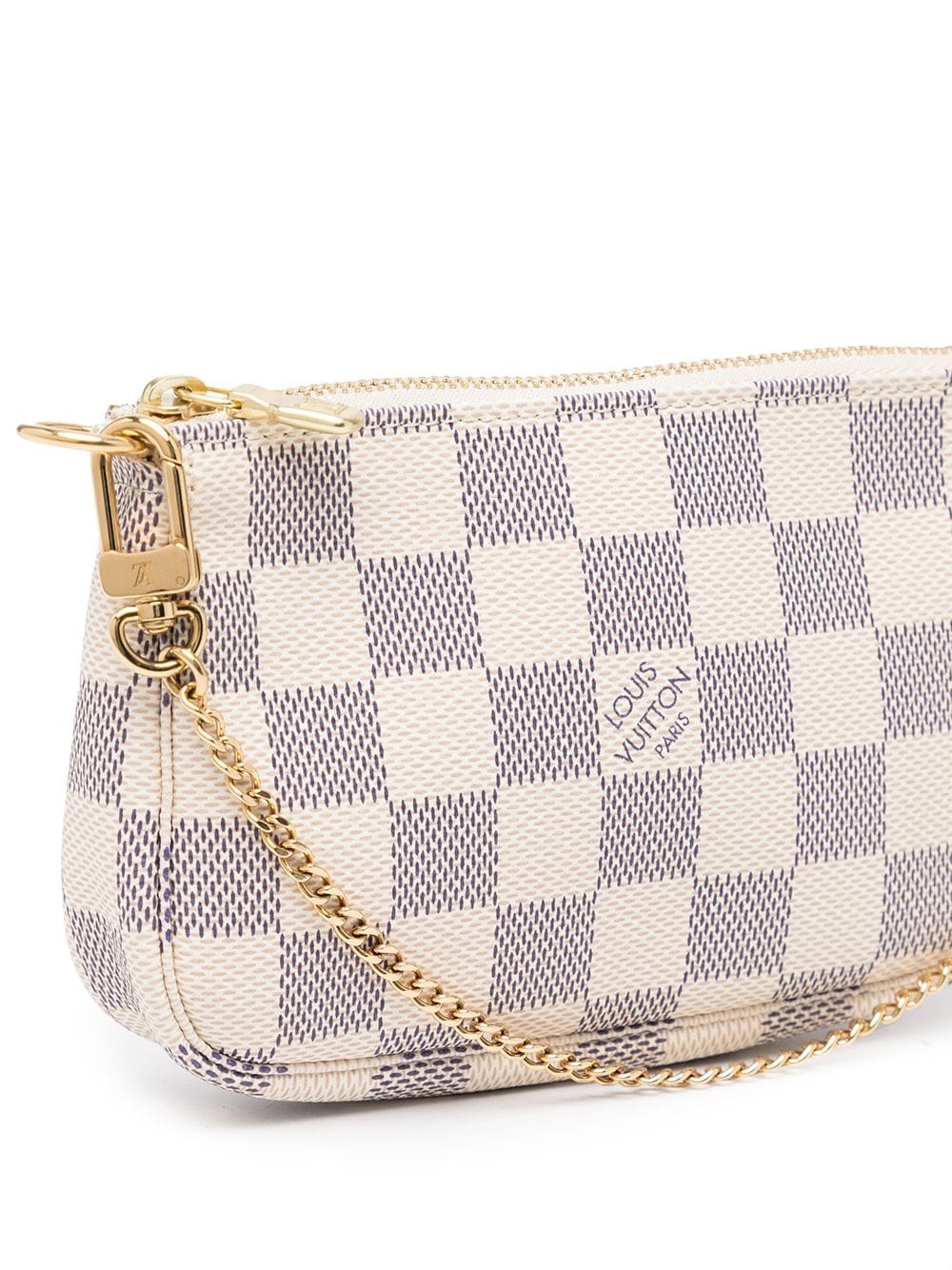 Louis Vuitton 2020 Pre-owned Damier Azur Mini Pochette Accessoires Handbag - Neutrals