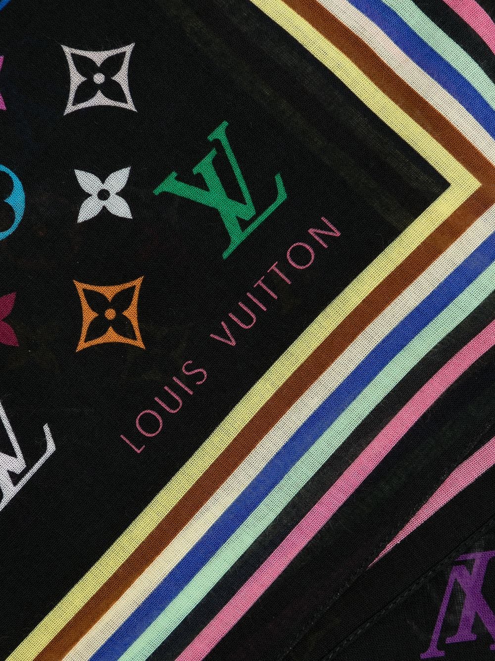 Louis Vuitton pre-owned Monogram Handkerchief Scarf - Farfetch