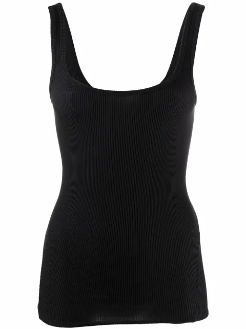 rag & bone ribbed scoop-neck tank top