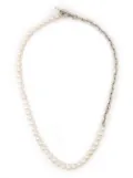 M.Cohen Perla Marinia chain-pearl necklace - White