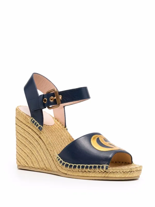 gucci espadrille wedges
