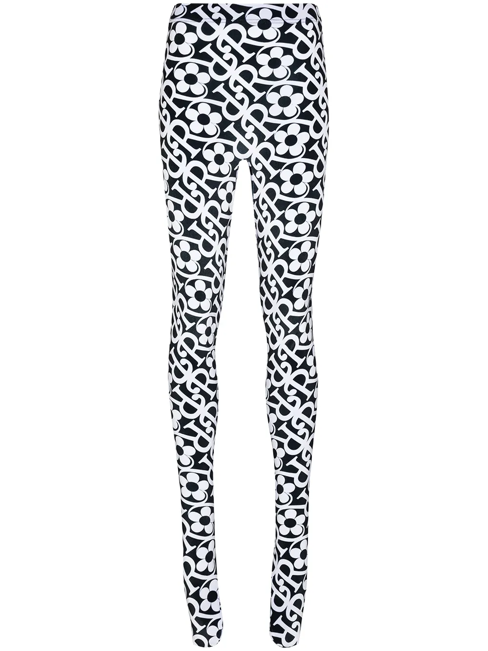 RICHARD QUINN DAISY-PRINT STOCKING LEGGINGS
