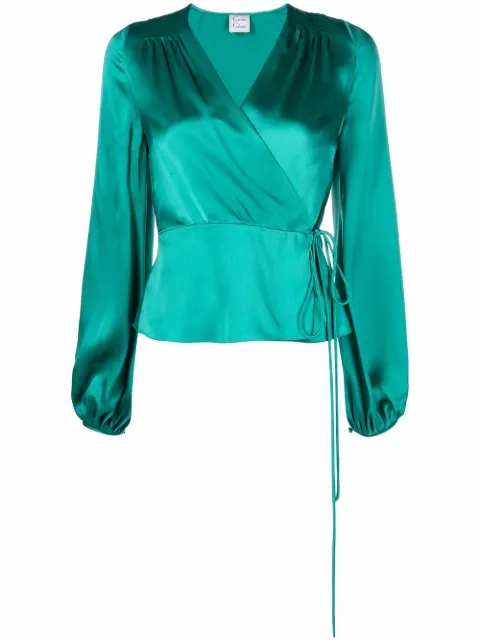 Carine Gilson top de pijama de seda