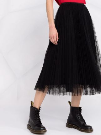 point d'esprit tulle skirt展示图