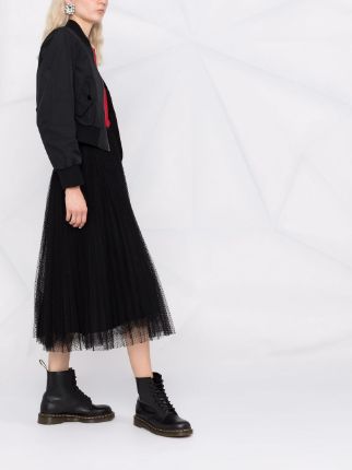 point d'esprit tulle skirt展示图