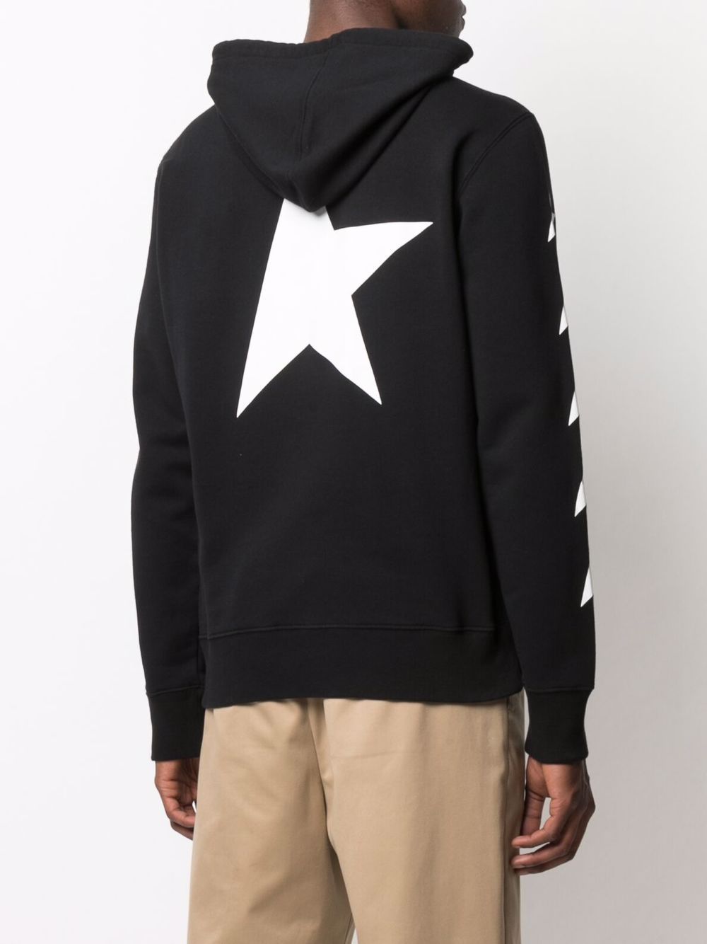 фото Golden goose star-print drawstring hoodie