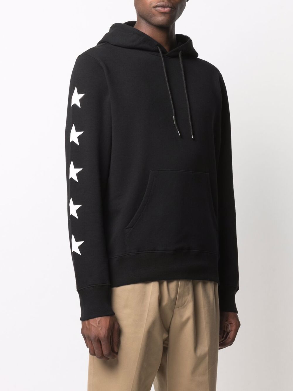 фото Golden goose star-print drawstring hoodie