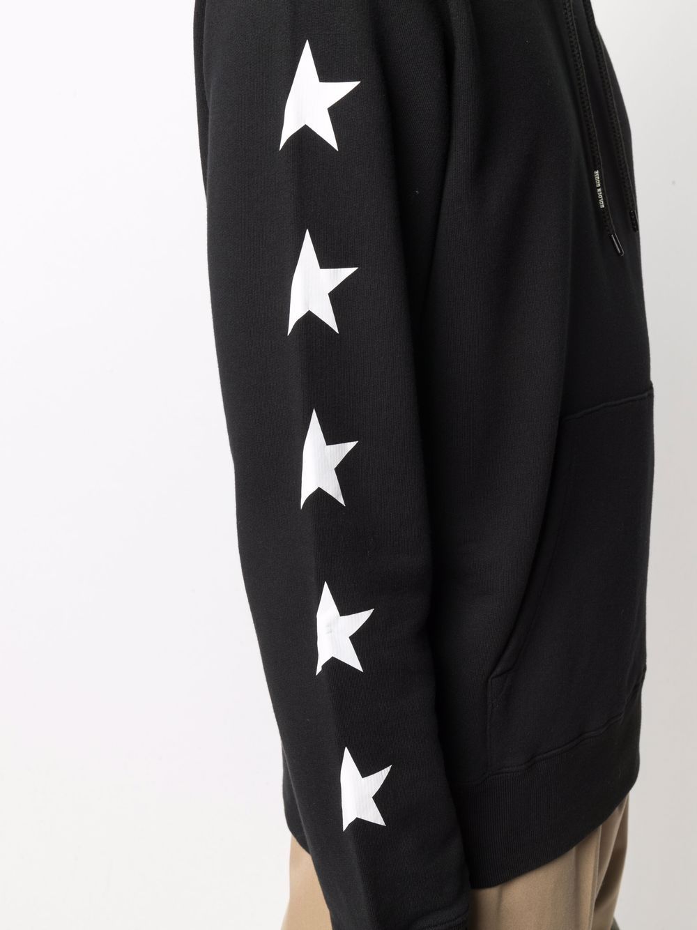 фото Golden goose star-print drawstring hoodie