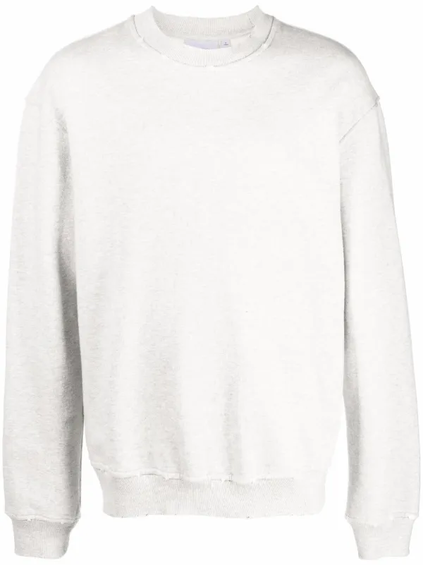 Distressed crewneck sweatshirt Clearance
