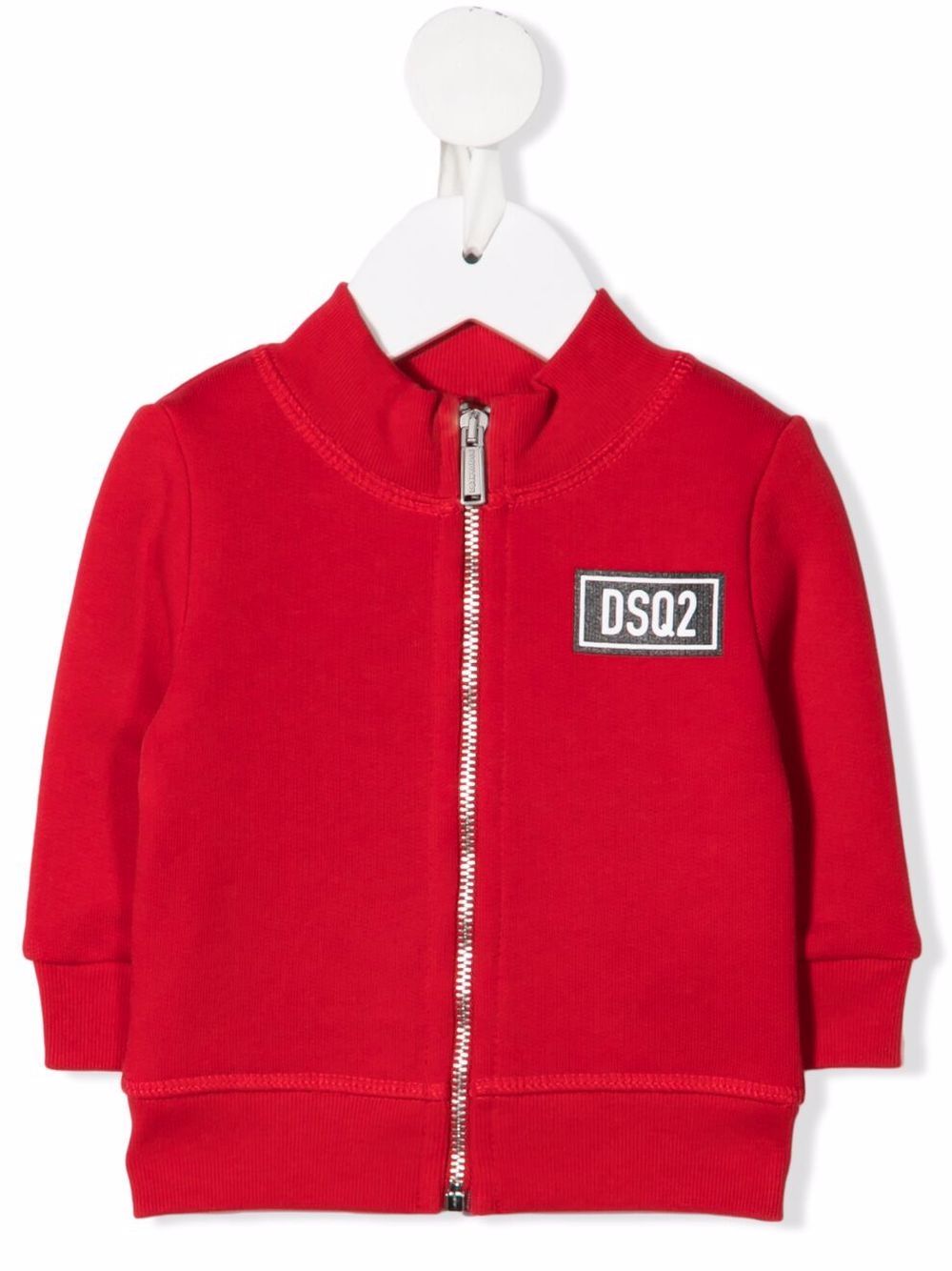 

Dsquared2 Kids chamarra bomber con parche del logo - Rojo