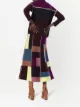 Victoria Victoria Beckham colour-block wool maxi skirt