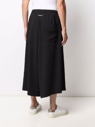 wide cropped-leg drawstring trousers展示图