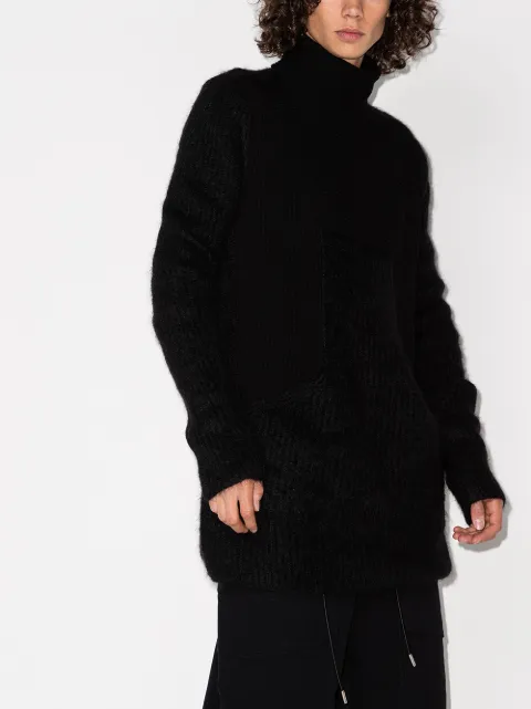 Rick Owens Turtle Roll Neck Jumper 