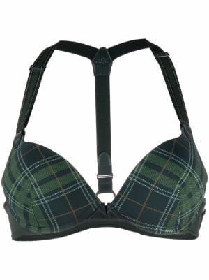 Marlies Dekkers check-print padded-cup Bra - Farfetch