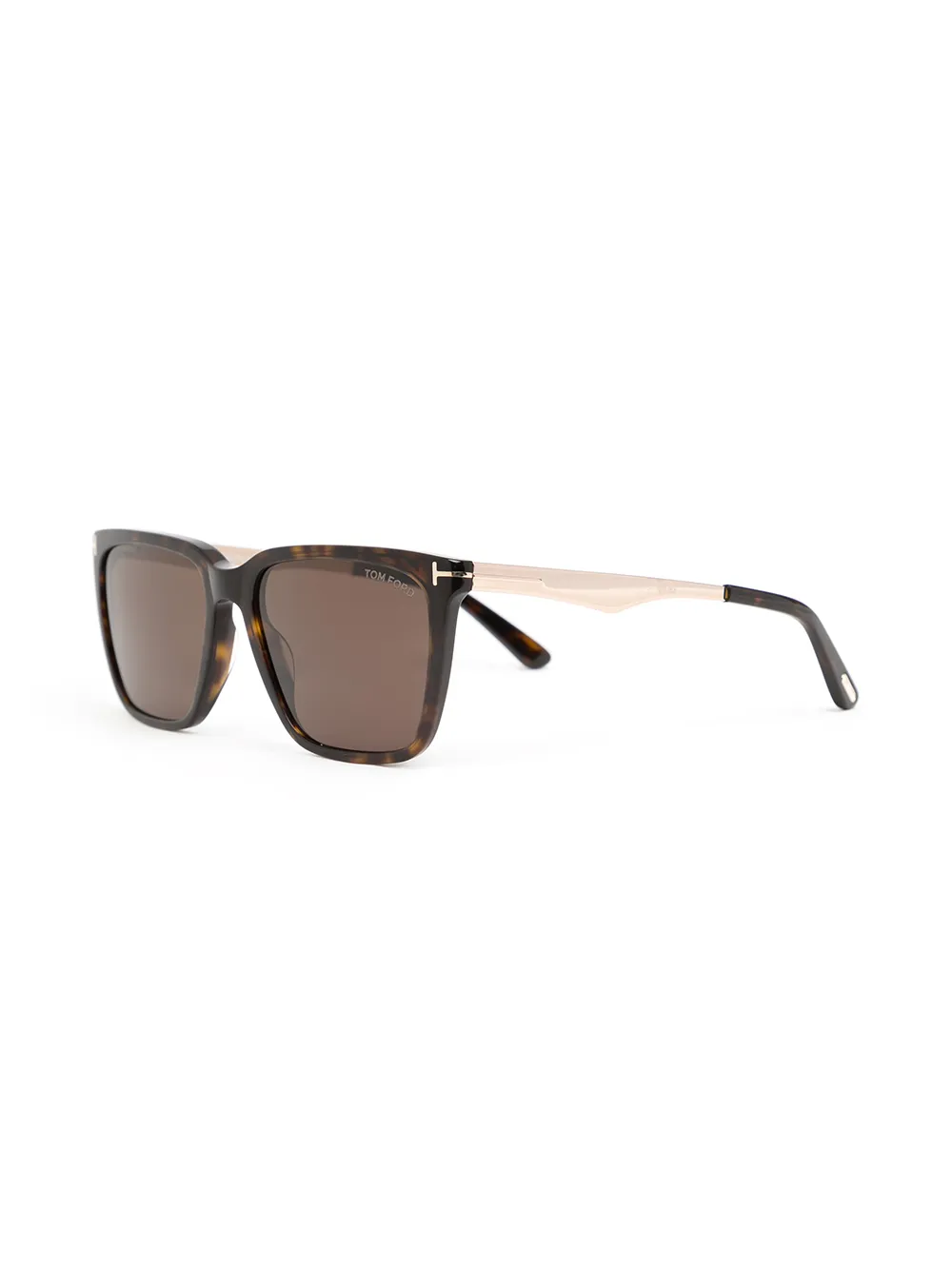 TOM FORD Eyewear Zonnebril met vierkant montuur - Zwart