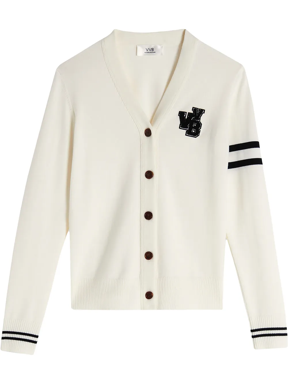 Victoria Victoria Beckham Varsity Wool Cardigan - Farfetch