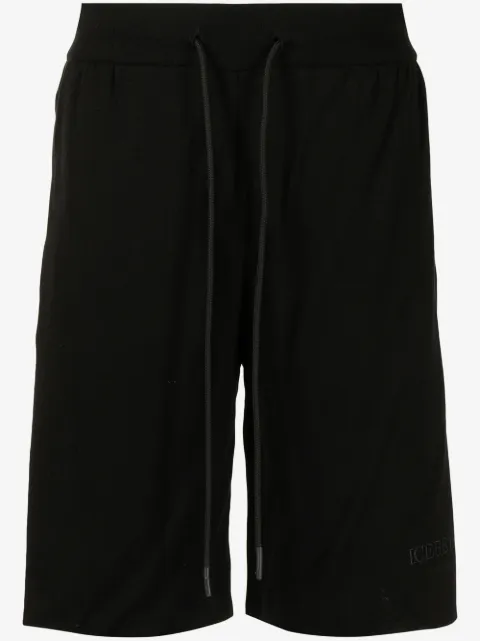 Iceberg drawstring-waist track shorts