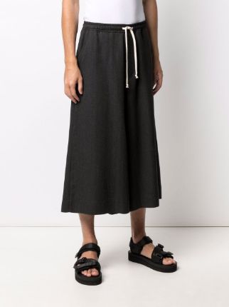 drawstring wide-leg trousers展示图