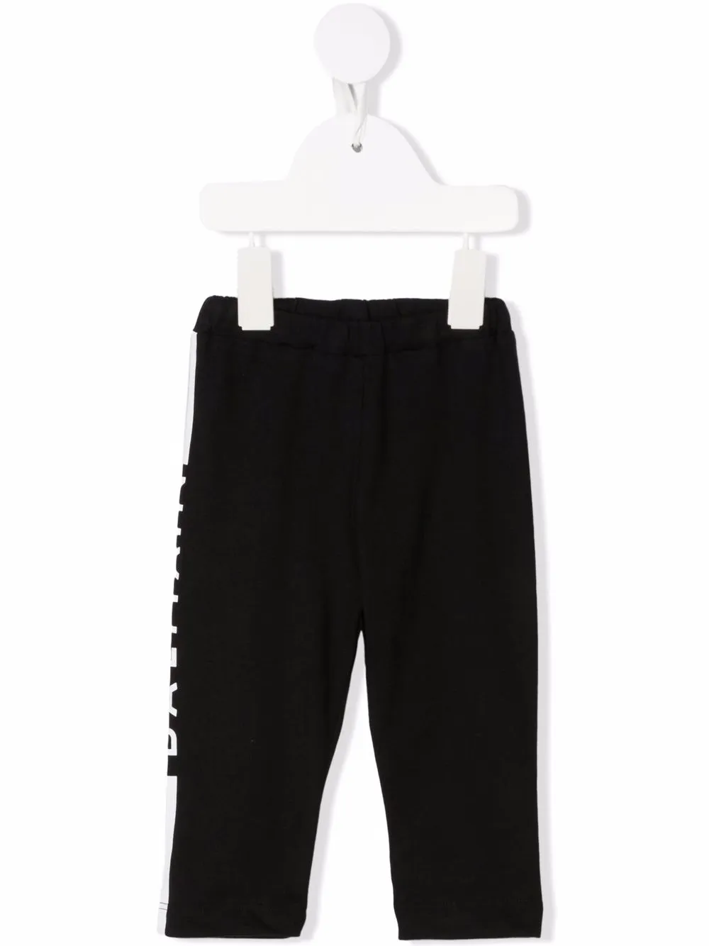 

Balmain Kids pants con logo lateral - Negro