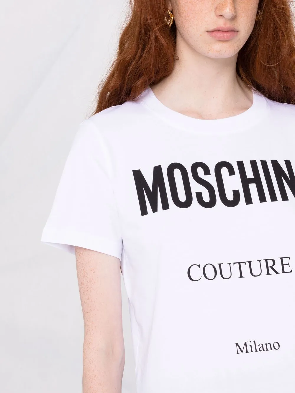 фото Moschino футболка с логотипом