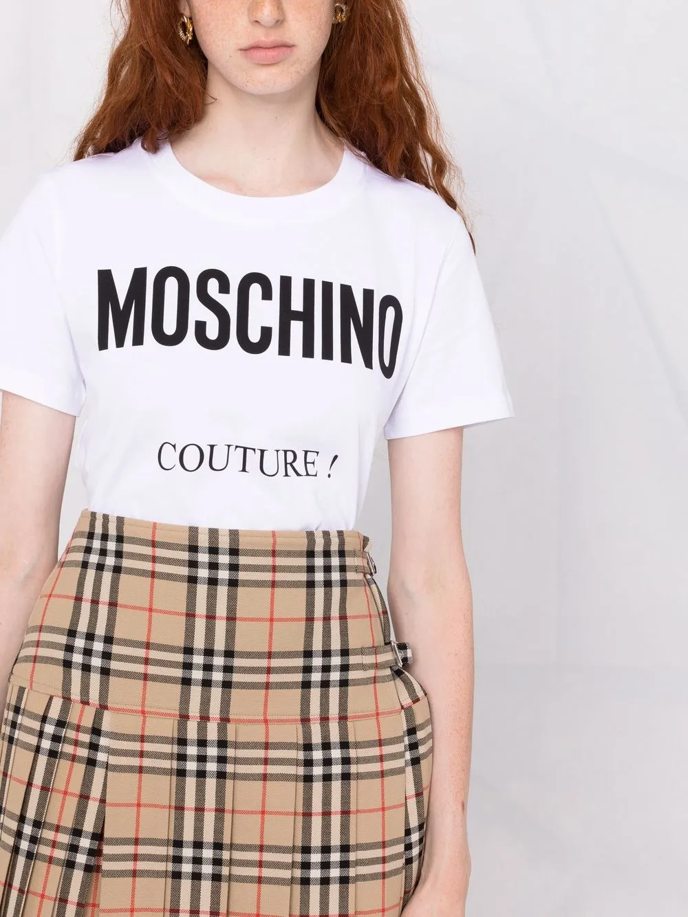 фото Moschino футболка с логотипом