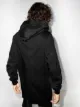 Rick Owens longline cotton hoodie