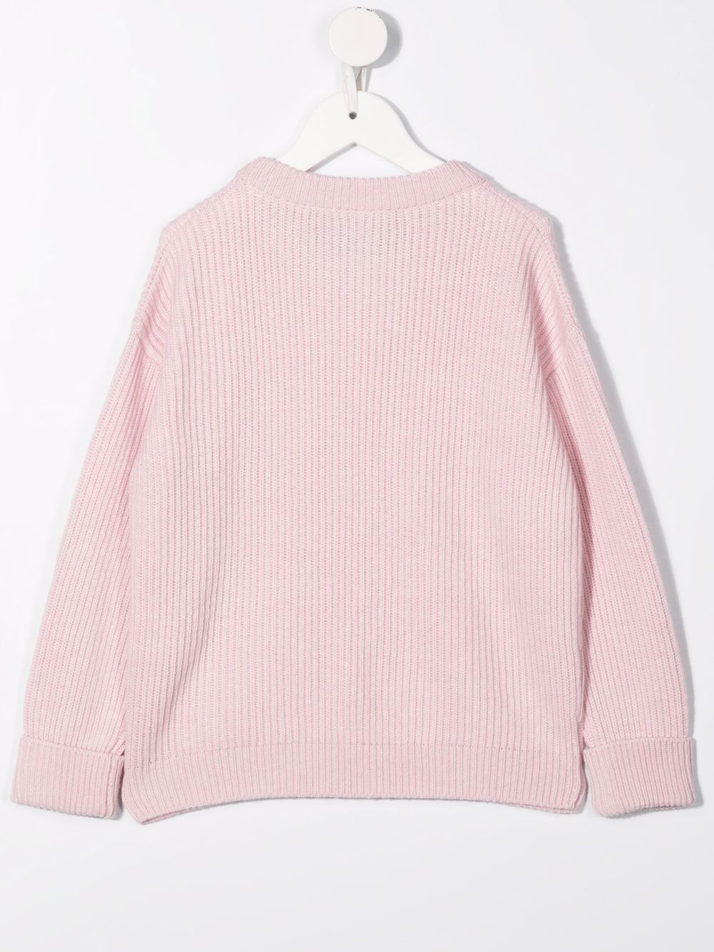 фото Simonetta ribbed-knit crewneck jumper