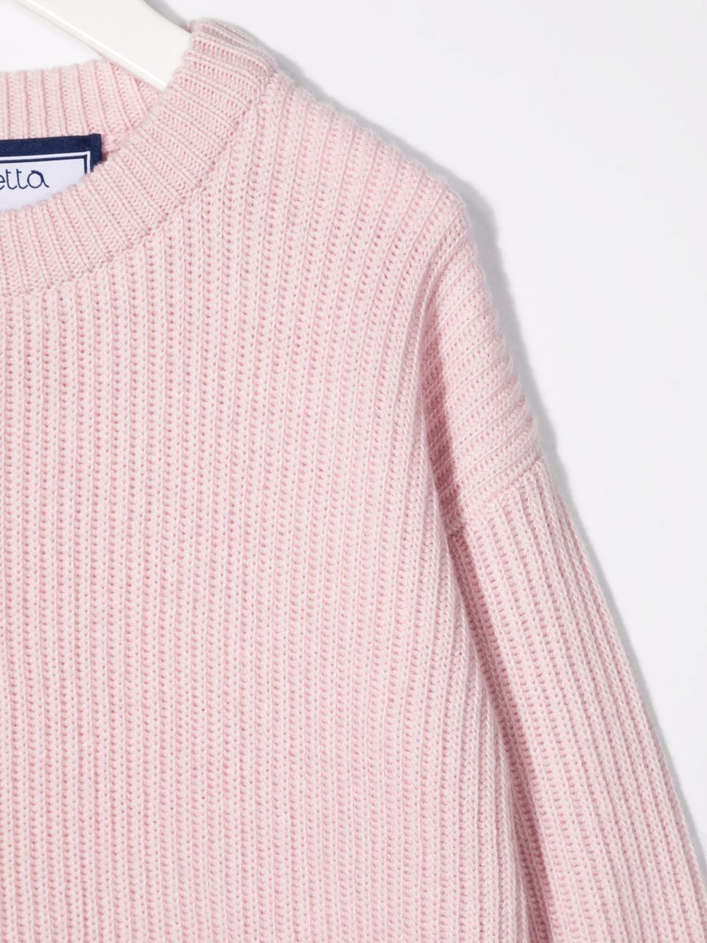 фото Simonetta ribbed-knit crewneck jumper