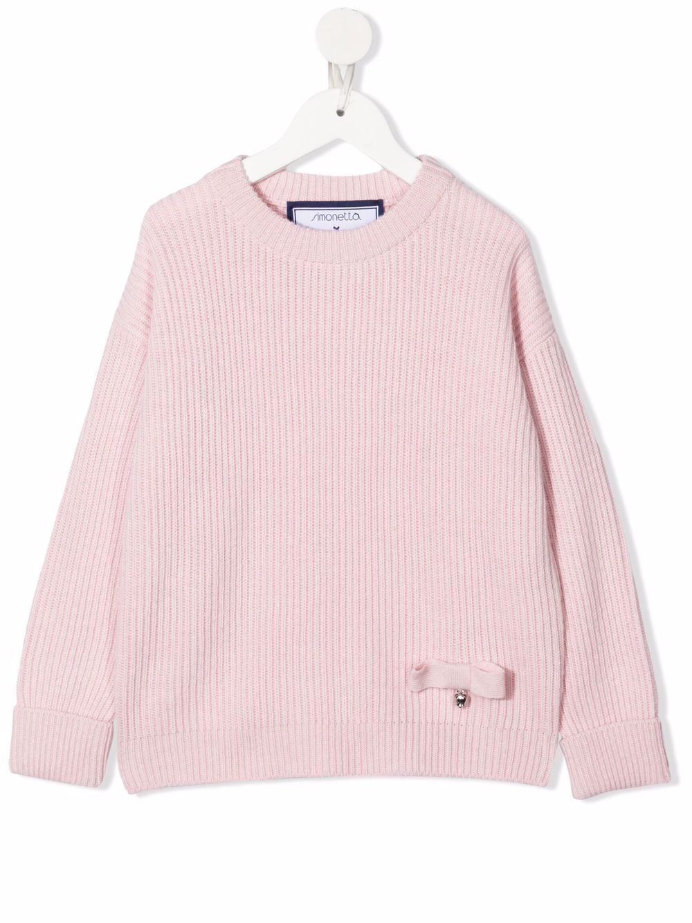 фото Simonetta ribbed-knit crewneck jumper