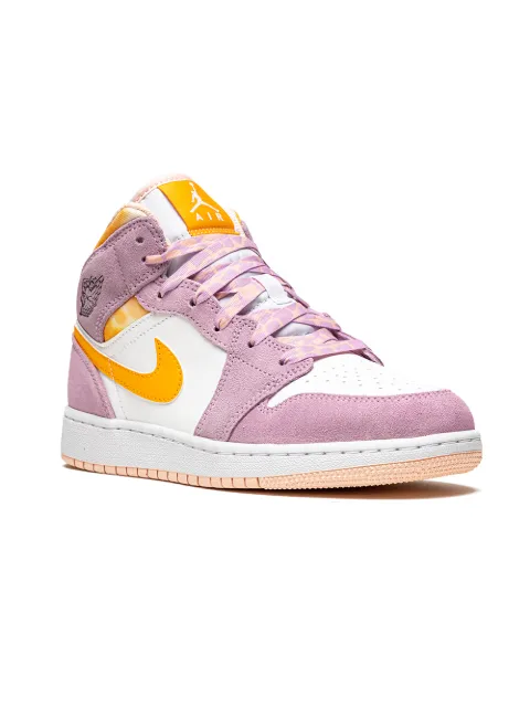 Jordan Kids Air Jordan 1 Mid SE "Arctic Pink" sneakers