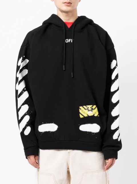 off white heavy hoodie