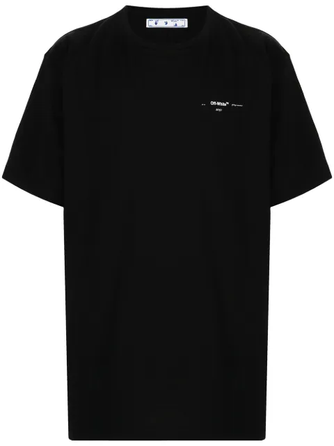 Off-White تيشيرت بطبعة أسهم 