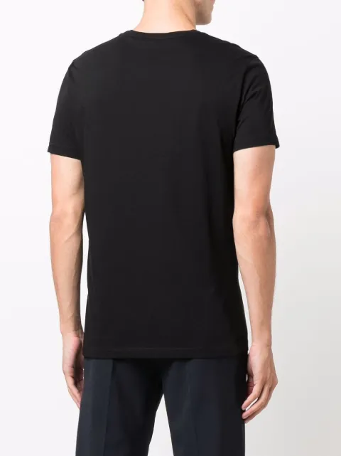 Emporio Armani Graphic Print Cotton T Shirt Farfetch