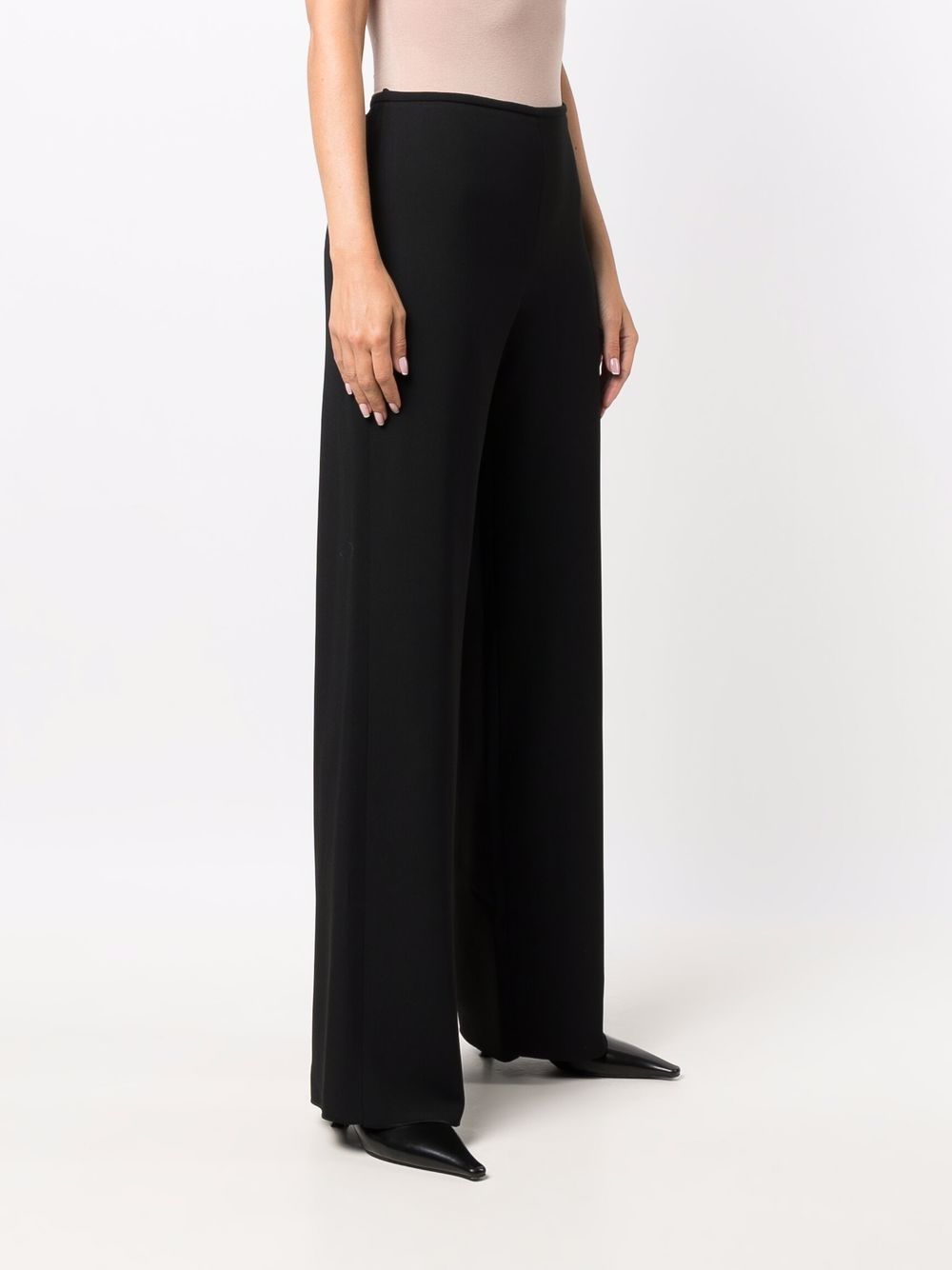 Emporio Armani high-waisted wide-leg pants Women