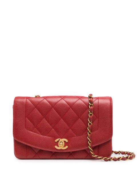 HOT SALE CHANEL 1992 small Diana CC crossbody bag Women