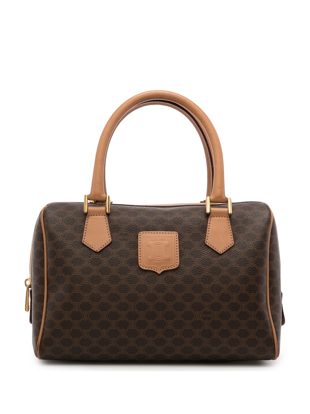 фото Céline pre-owned мини-сумка boston pre-owned с узором macadam