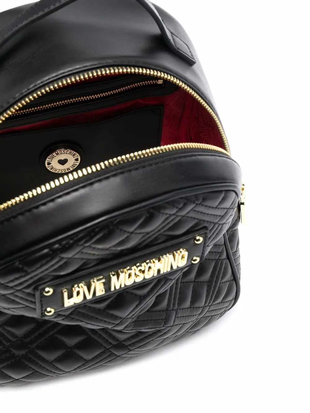 фото Love moschino стеганый рюкзак с логотипом