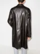 Y/Project Wire faux-leather single-breasted coat