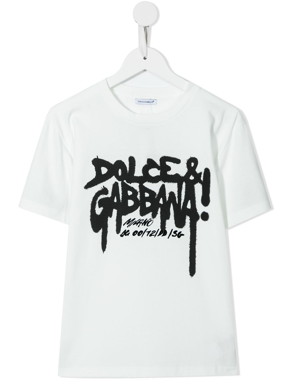 фото Dolce & gabbana kids футболка с логотипом