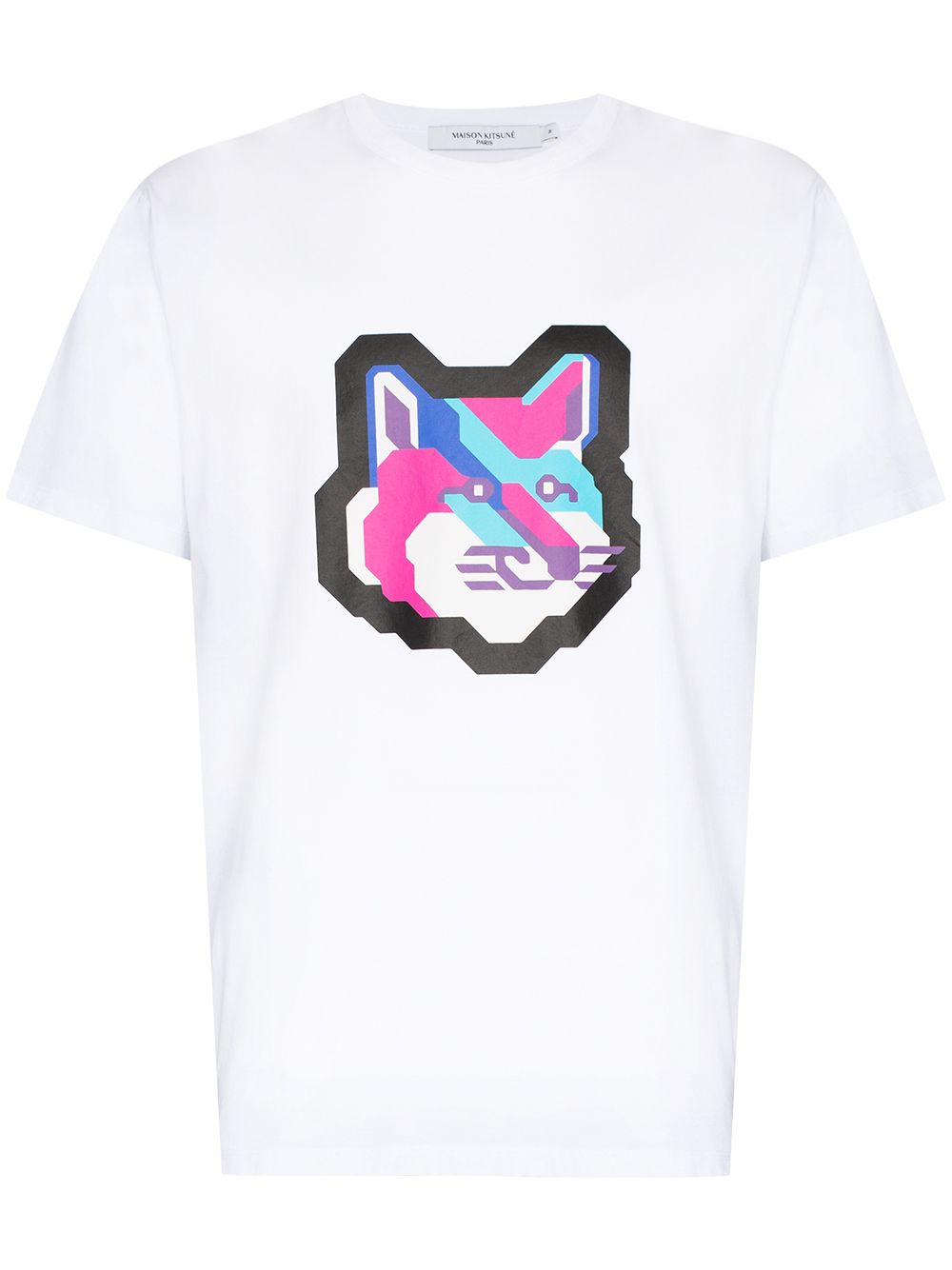 фото Maison kitsuné pixel fox print t-shirt