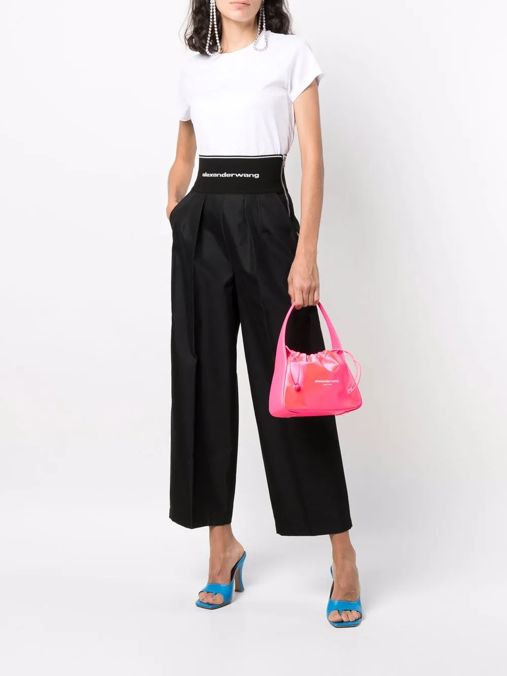 фото Alexander wang атласная сумка-тоут ryan