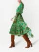 Alice+Olivia Rowen square-neck dress