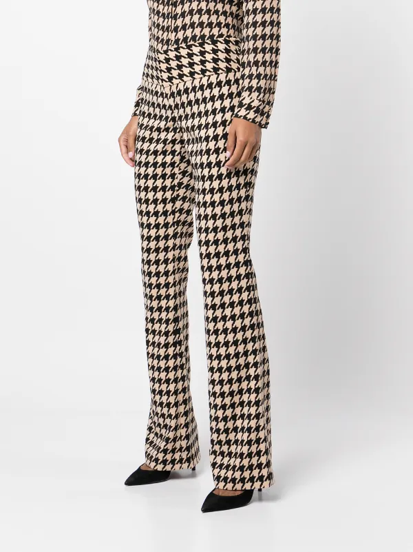Alice+Olivia Houndstooth Bootcut 