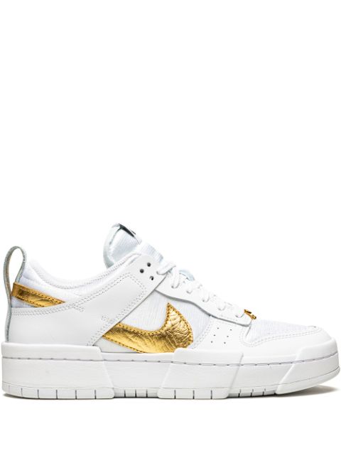 Nike Dunk Low Disrupt "White Metallic Gold" sneakers WOMEN