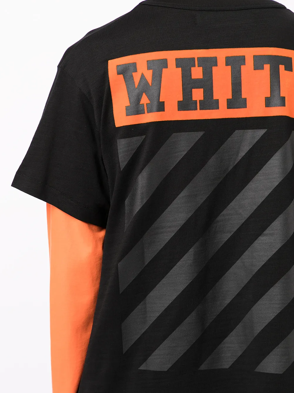 фото Off-white футболка с принтом