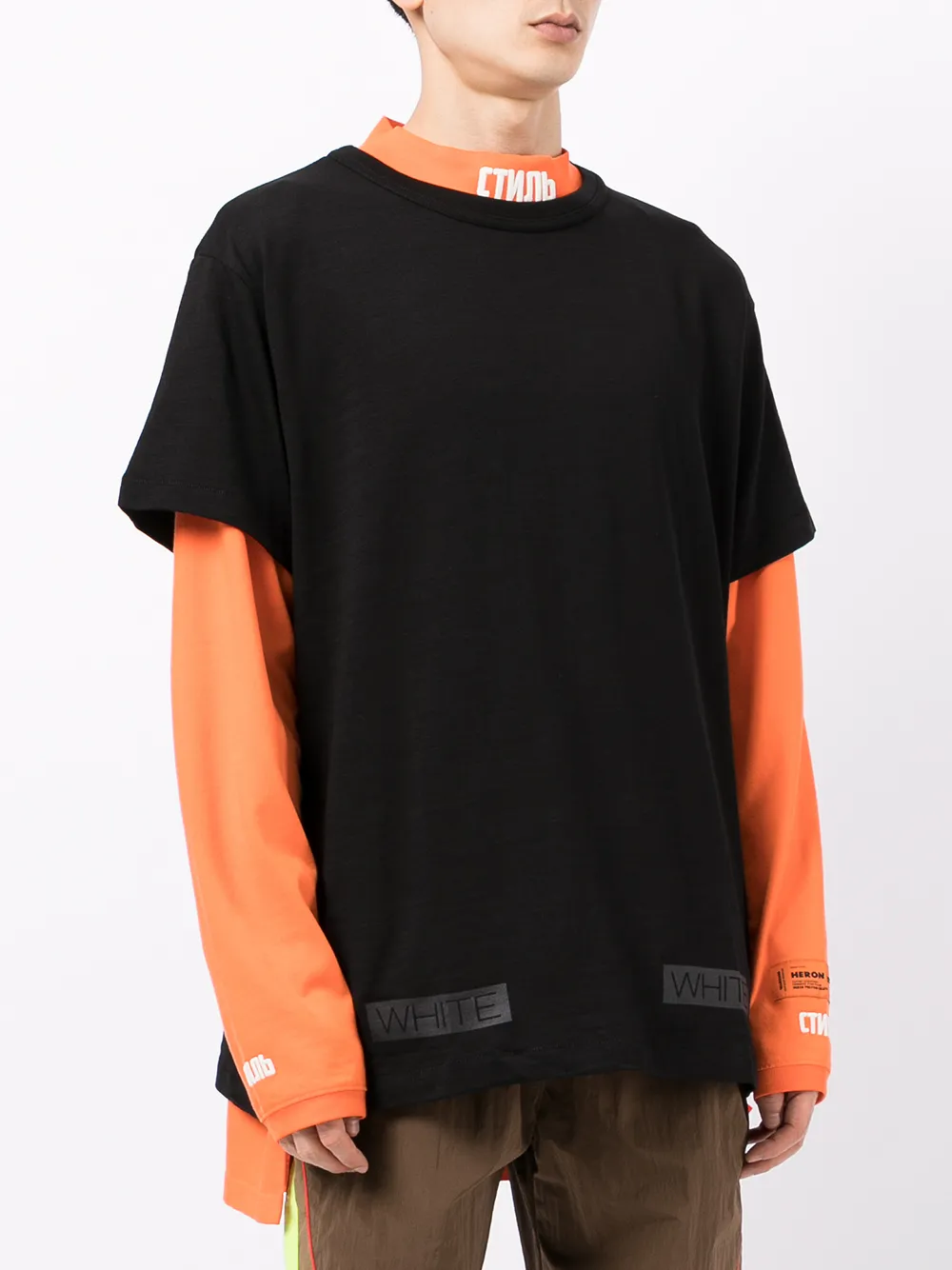 фото Off-white футболка с принтом