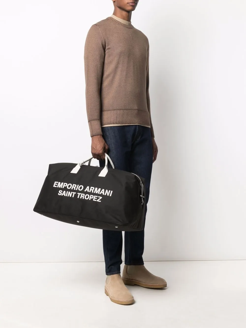 фото Emporio armani дорожная сумка saint tropez с логотипом