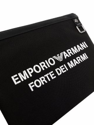 Forte Dei Marmi logo clutch bag展示图