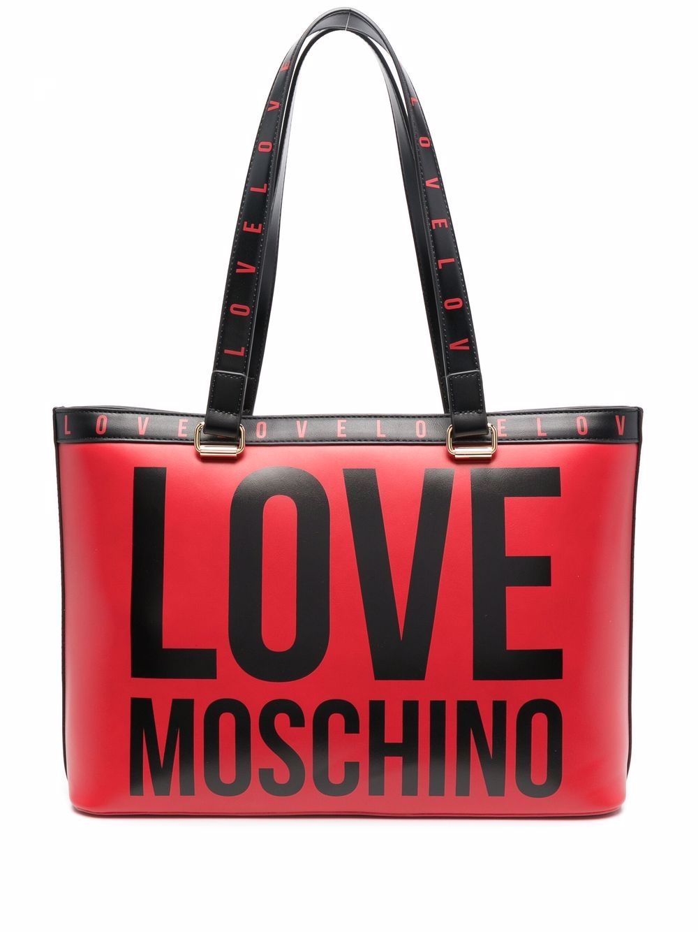 фото Love moschino сумка-тоут с логотипом