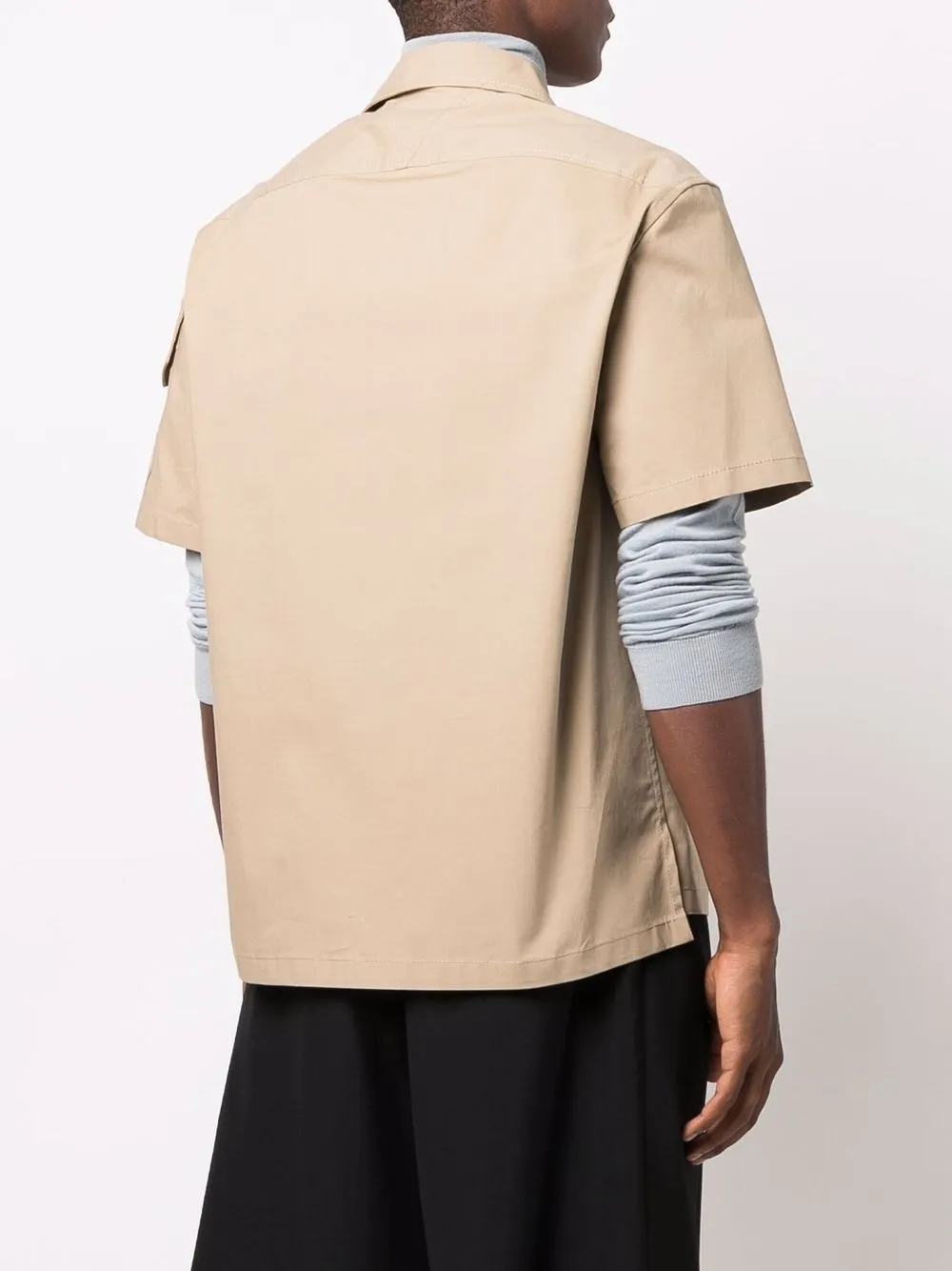 фото Bottega veneta рубашка с короткими рукавами и карманами